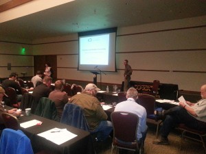 Kevin Kane presents at the APWA Conference in February.